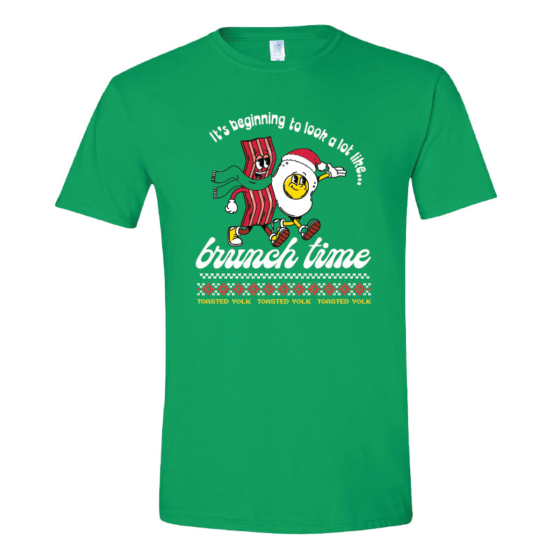 Toasted Yolk Holiday Tee - Kelly Green